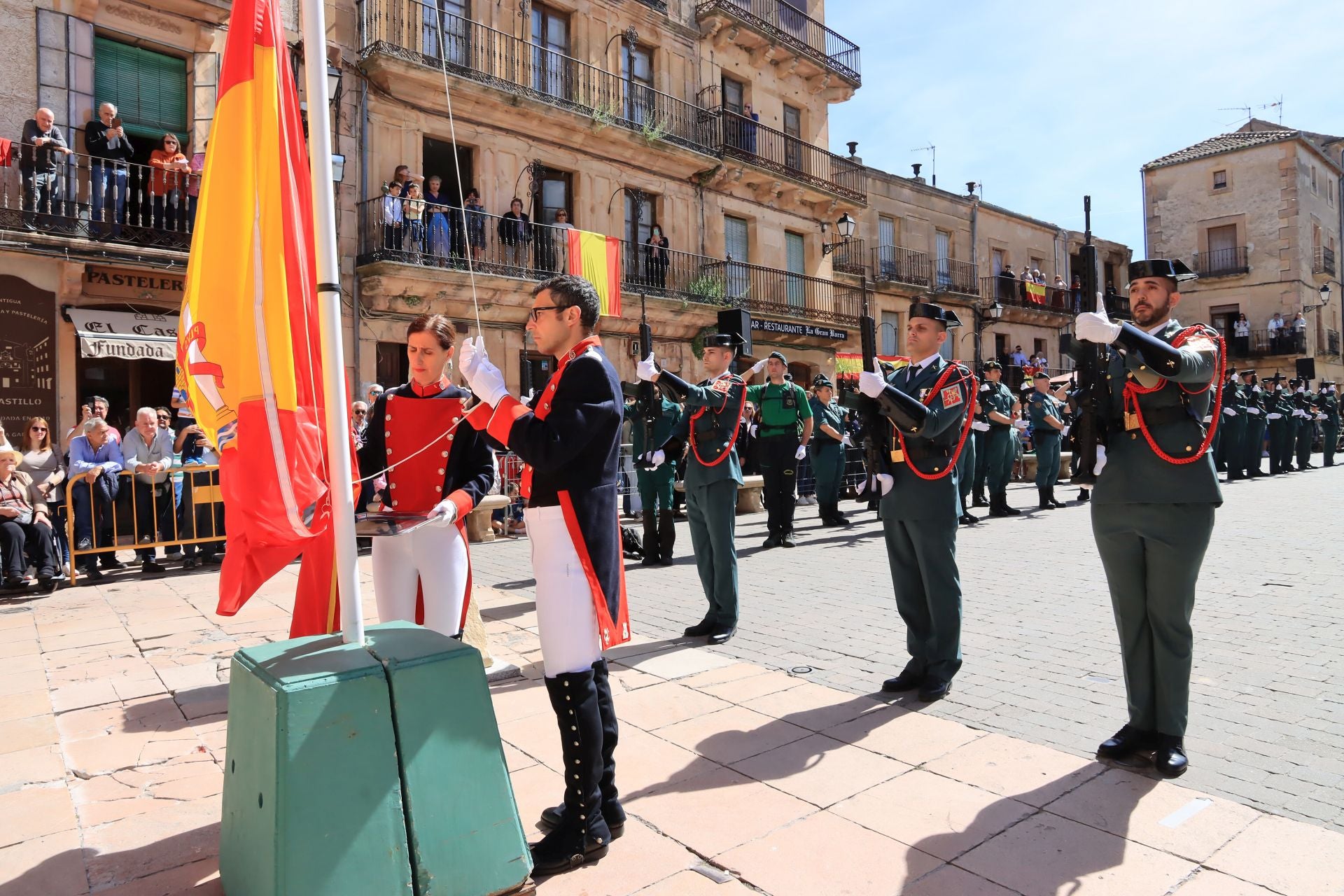 Actos de aniversario de la Guardia Civil en Sepúlveda