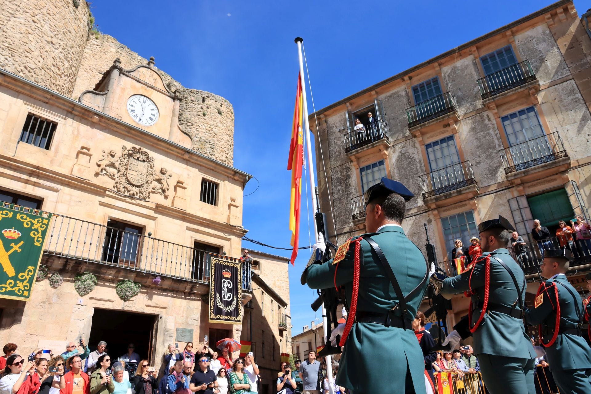 Actos de aniversario de la Guardia Civil en Sepúlveda