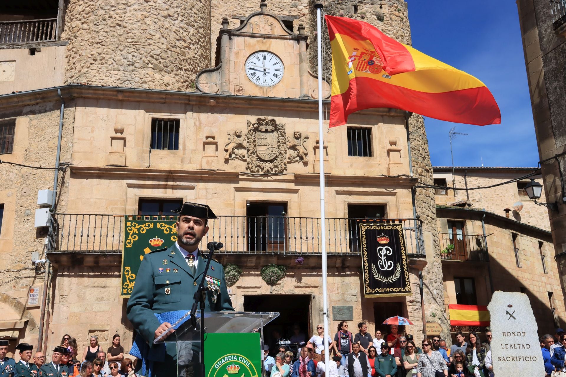 Actos de aniversario de la Guardia Civil en Sepúlveda