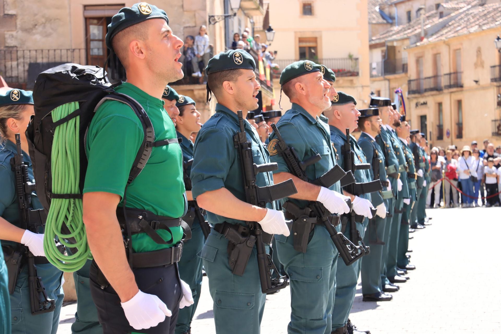 Actos de aniversario de la Guardia Civil en Sepúlveda