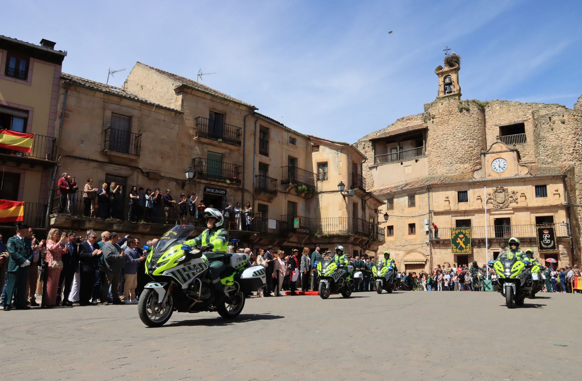 Actos de aniversario de la Guardia Civil en Sepúlveda