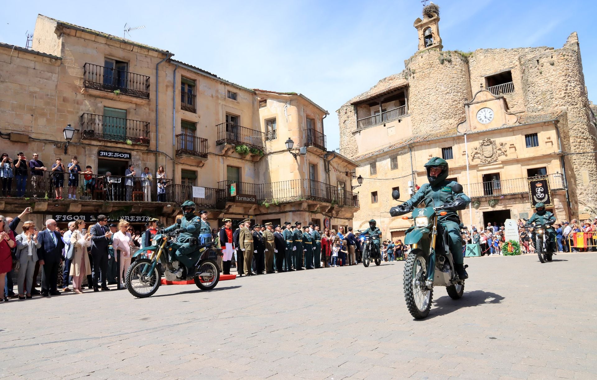 Actos de aniversario de la Guardia Civil en Sepúlveda