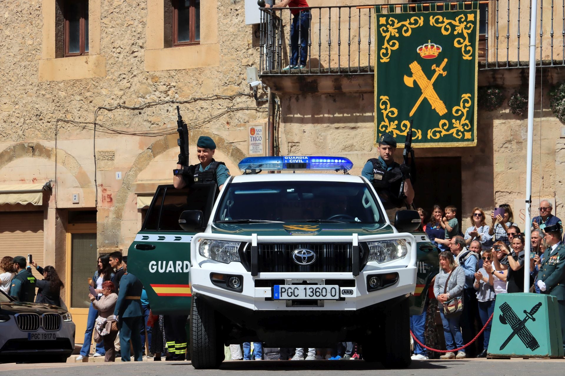 Actos de aniversario de la Guardia Civil en Sepúlveda