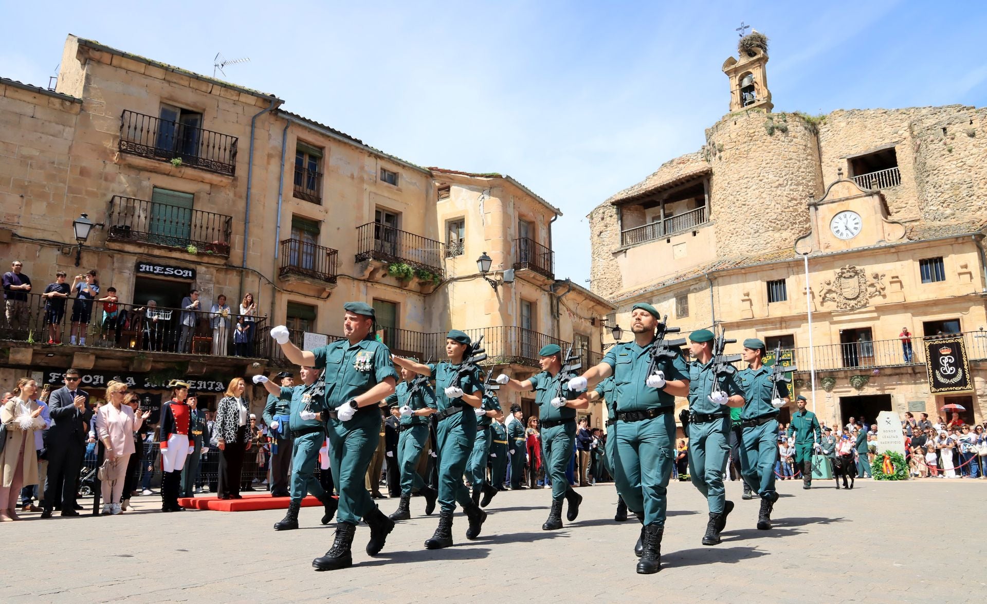 Actos de aniversario de la Guardia Civil en Sepúlveda