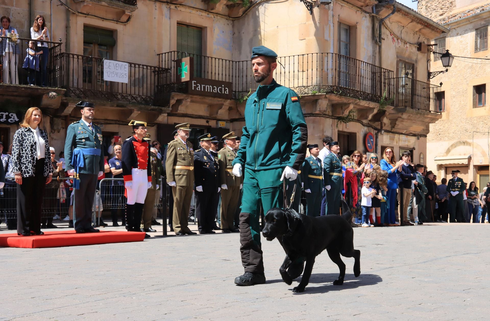 Actos de aniversario de la Guardia Civil en Sepúlveda
