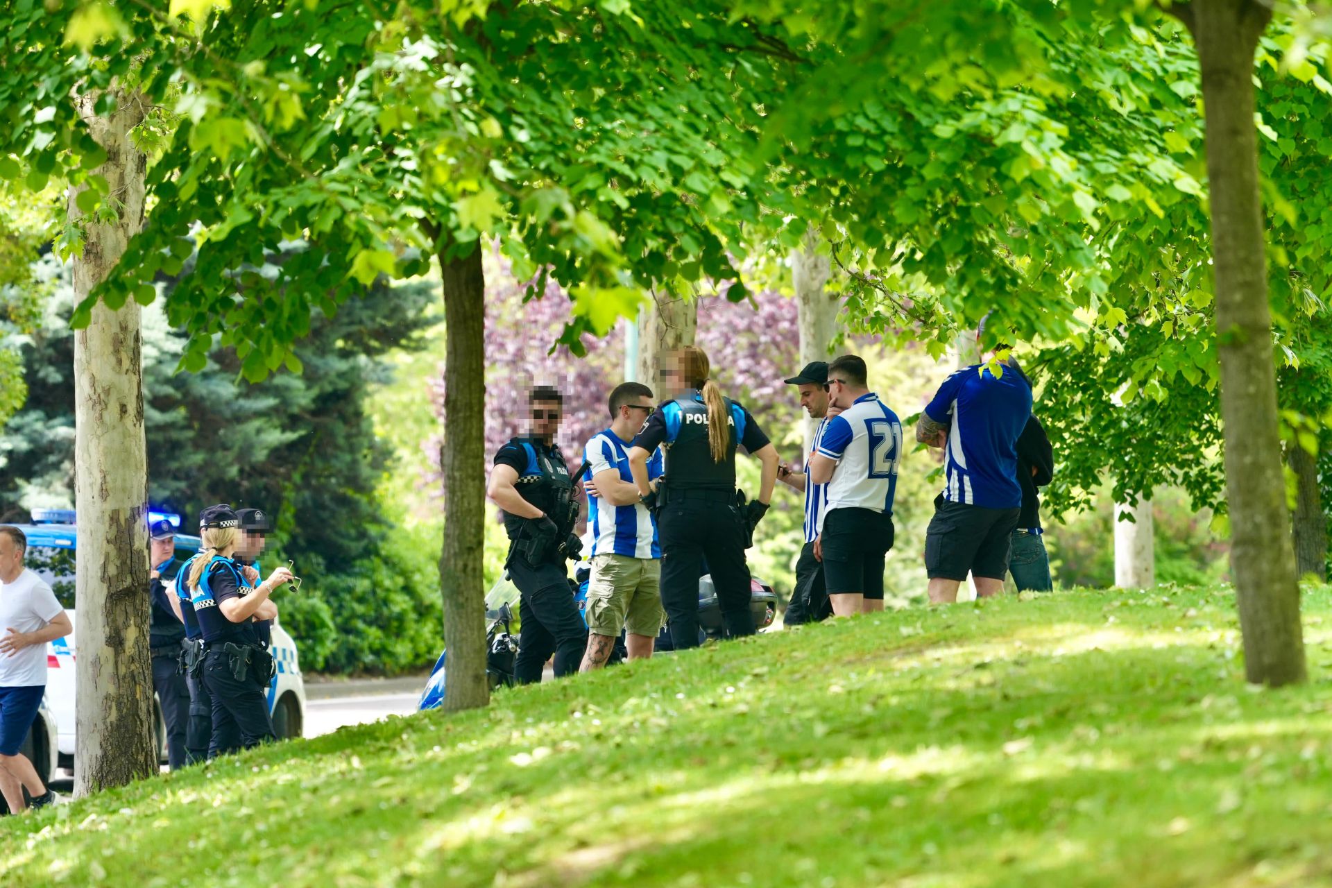 Encontronazo entre hinchas del Alavés y del Pucela en Valladolid