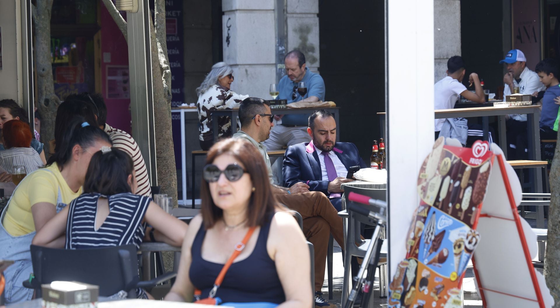 Las buenas temperaturas reactivan la hostelería en Palencia