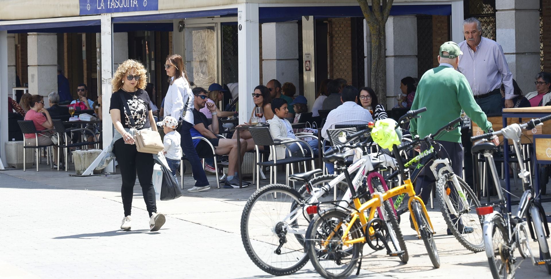 Las buenas temperaturas reactivan la hostelería en Palencia