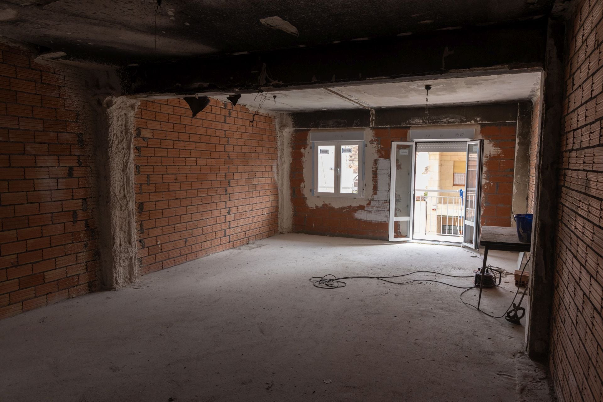 Las imágenes del estado actual del interior de las casas de la calle Goya