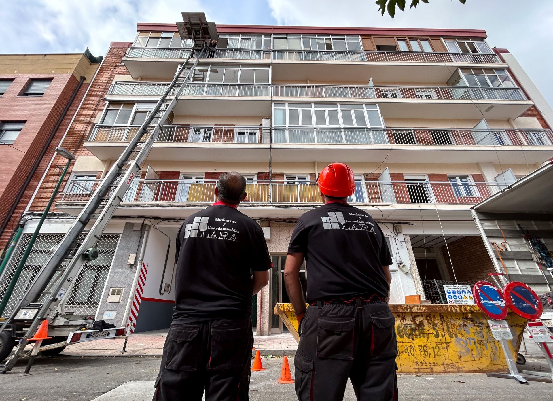 Las imágenes del estado actual del interior de las casas de la calle Goya