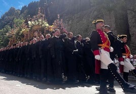 El Nazareno en las calles de Roma.