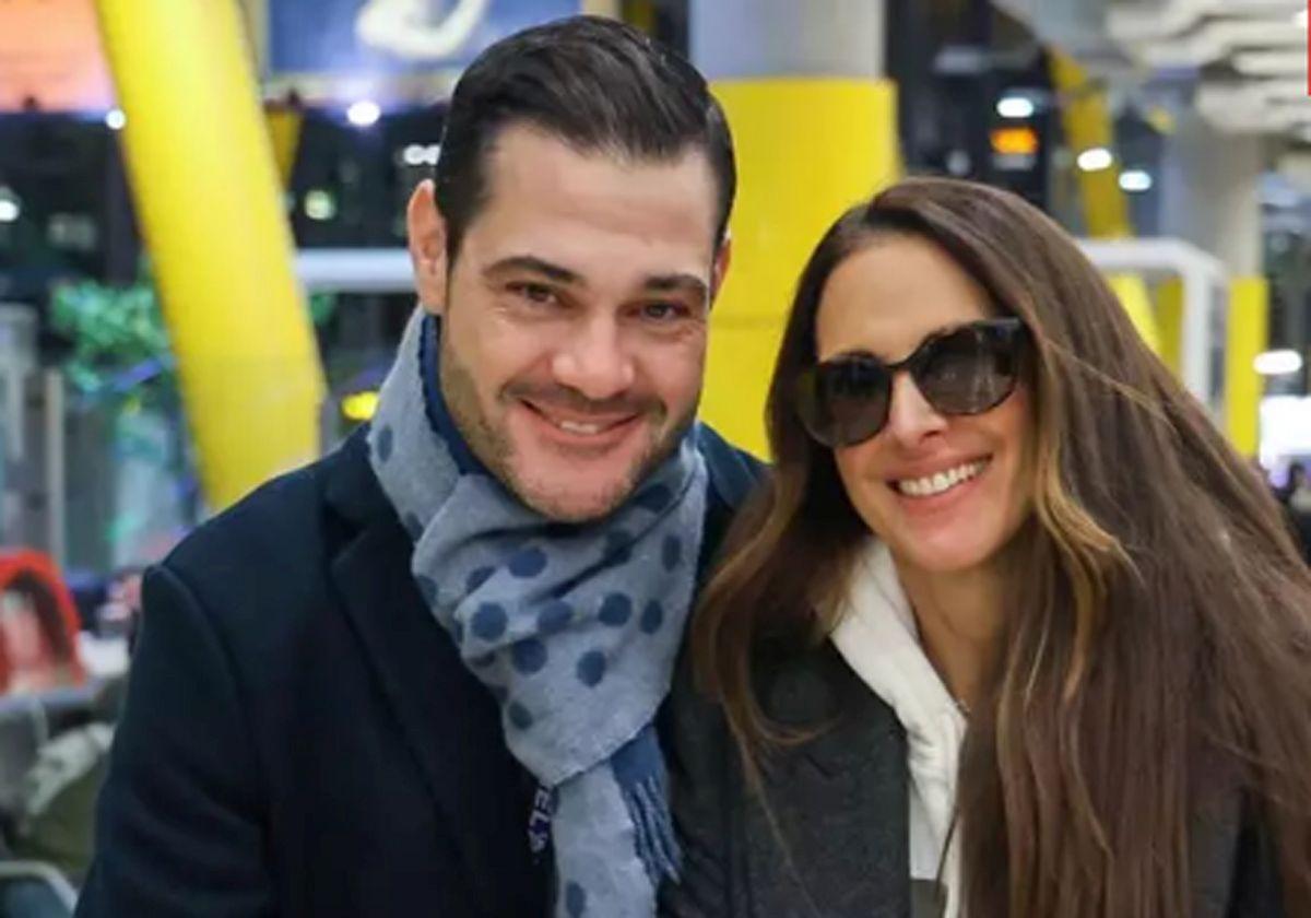 Nuria Fergó junto a Juan Pablo Lauro, en una imagen de archivo.