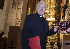 El periodista y sacerdote vallisoletano Antonio Pelayo