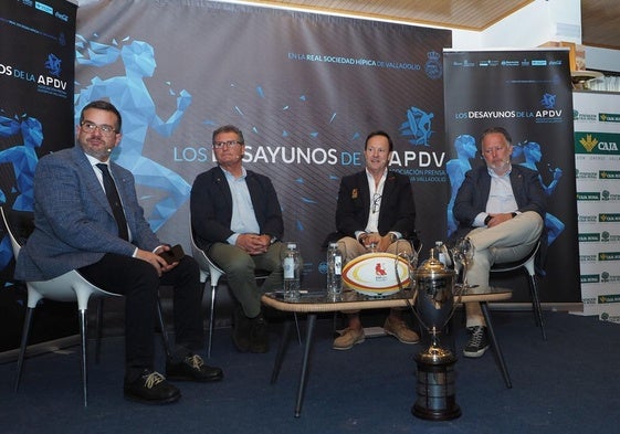 De izquierda a derecha, David García, Jorge Calleja, Juan Carlos Martín y Rian Butcher.