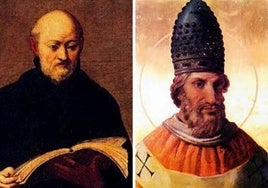 San Beda el Venerable y San gregorio VII.