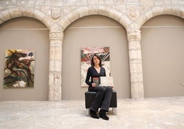Irune Fiz en el Museo de Arte de la Universidad de Valladolid con sus recomendaciones literarias.