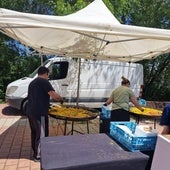 Paellada celebrada el año pasado en el barrio de Nuevo Hospital.