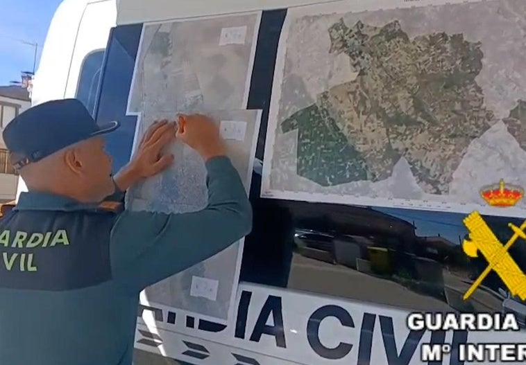 Operativo de búsqueda de la Guardia Civil.