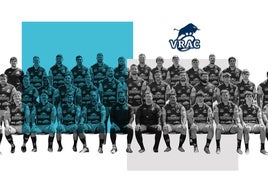 La plantilla del VRAC que disputará la final de la Copa del Rey de rugby en Valladolid