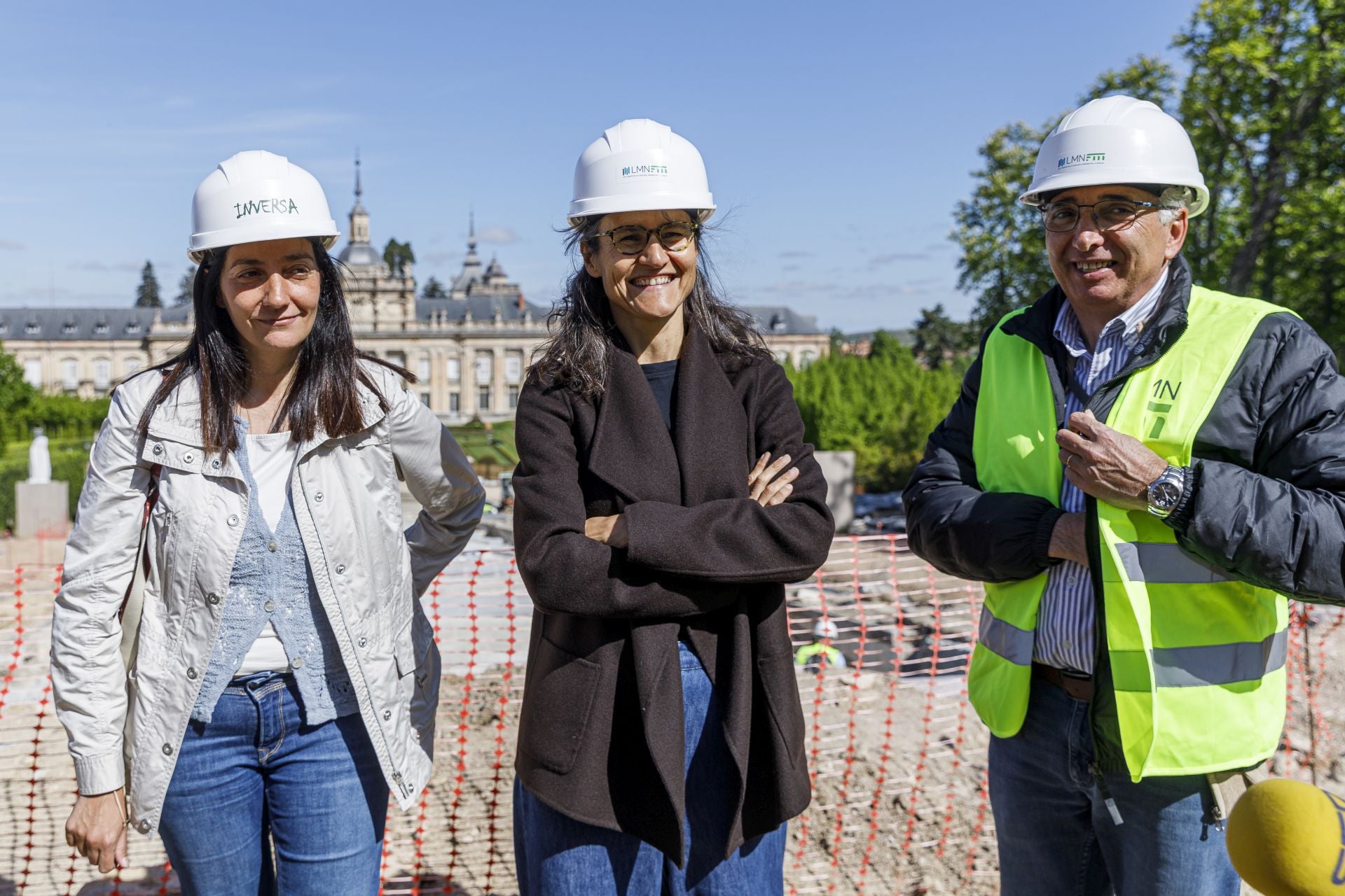 Fotos de las obras para restaurar la fuente más grande de La Granja de San IIdefonso