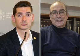 A la izquierda, el actual secretario de Organización del PSOE de Segovia, Sergio Iglesias; y a la derecha, José Antonio Mateo, exnúmero 2 del partido.