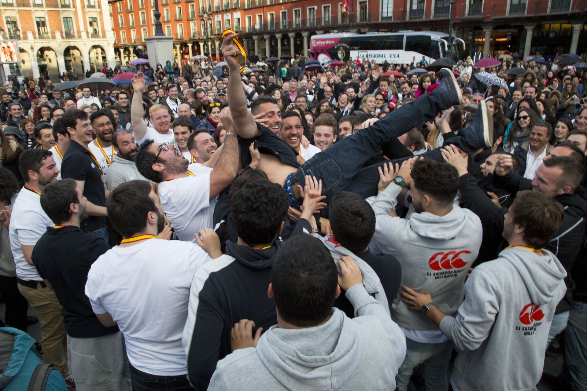 Fotos de la Copa del Rey de Rugby celebrada en el José Zorrilla entre los dos equipos vallisoletanos en 2016
