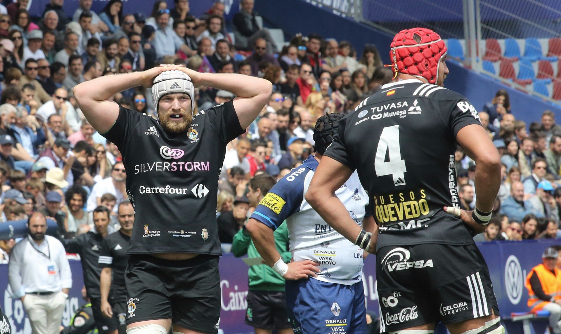Fotografías de la final de la Copa del Rey de rugby entre el Vrac Quesos Entrepinares y el SilverStorm El Salvador disputada en Valencia