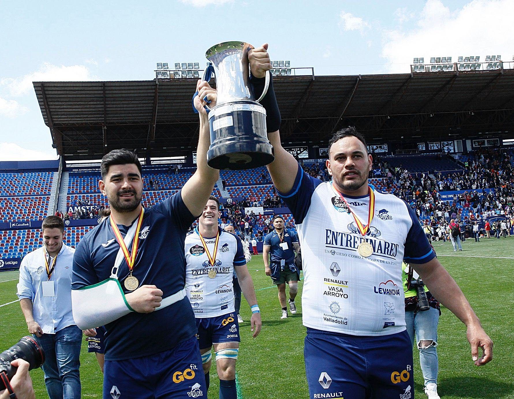 Fotografías de la final de la Copa del Rey de rugby entre el Vrac Quesos Entrepinares y el SilverStorm El Salvador disputada en Valencia