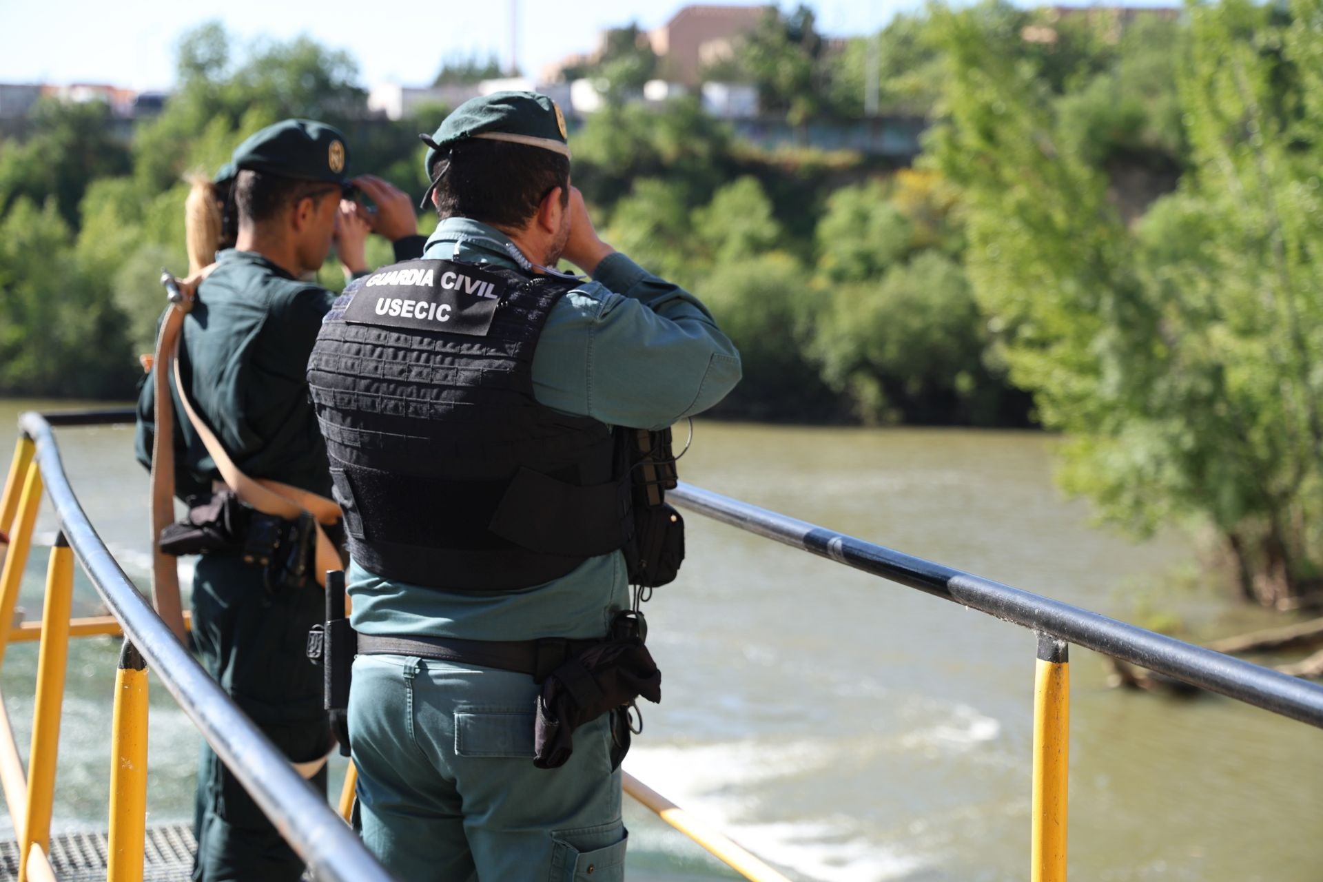 Imágenes de la búsqueda del pescador vallisoletano