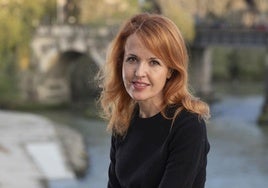 Vanessa Montfort, autora de 'La Toffana', en Roma.
