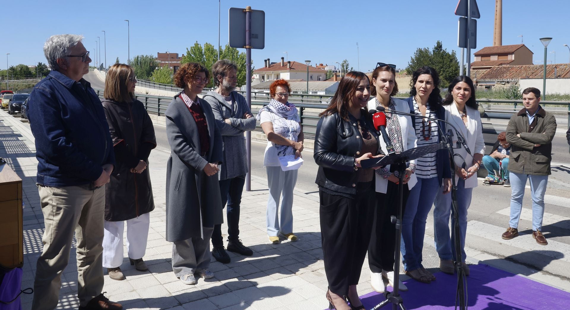 Palencia ya tiene una calle dedicada a Pilar Estébanez
