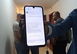 El mensaje recibido por algunos de los afectando informando simplemente del corte de luz.