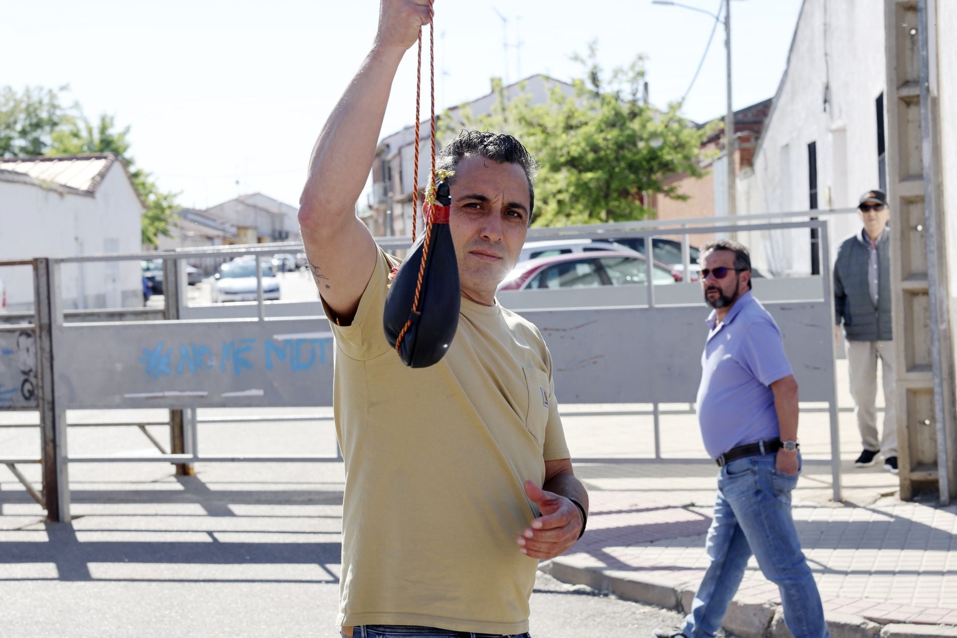 La suelta de toros de Nava del Rey, en imágenes