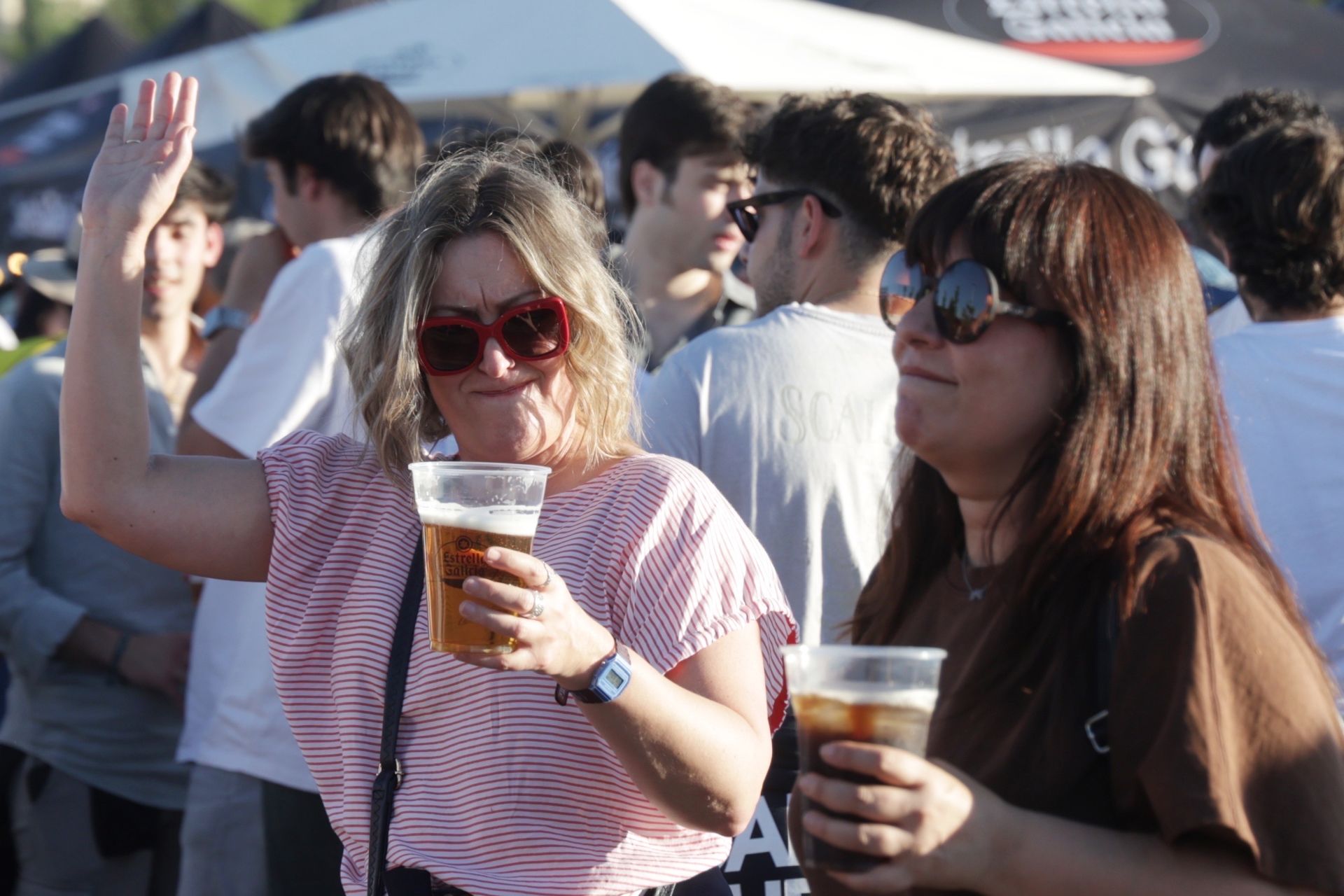 Las imágenes de la Fan Zone de la final de la Copa del Rey de rugby