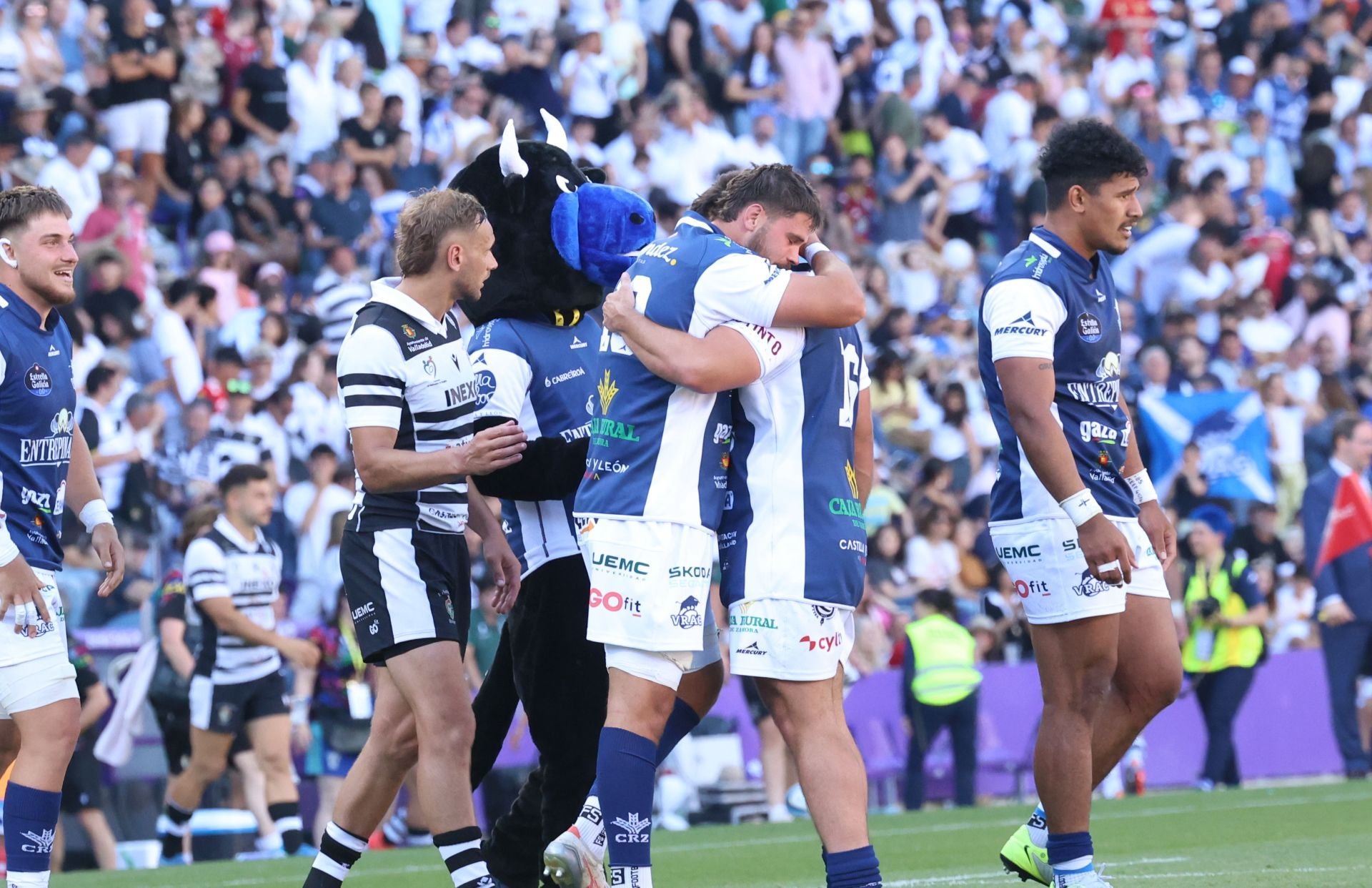 Final de la Copa del Rey de rugby entre el VRAC y El Salvador