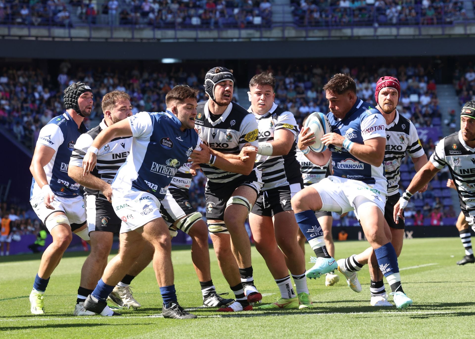 Final de la Copa del Rey de rugby entre el VRAC y El Salvador