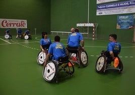 Entrenamiento de la selección española en Velilla.