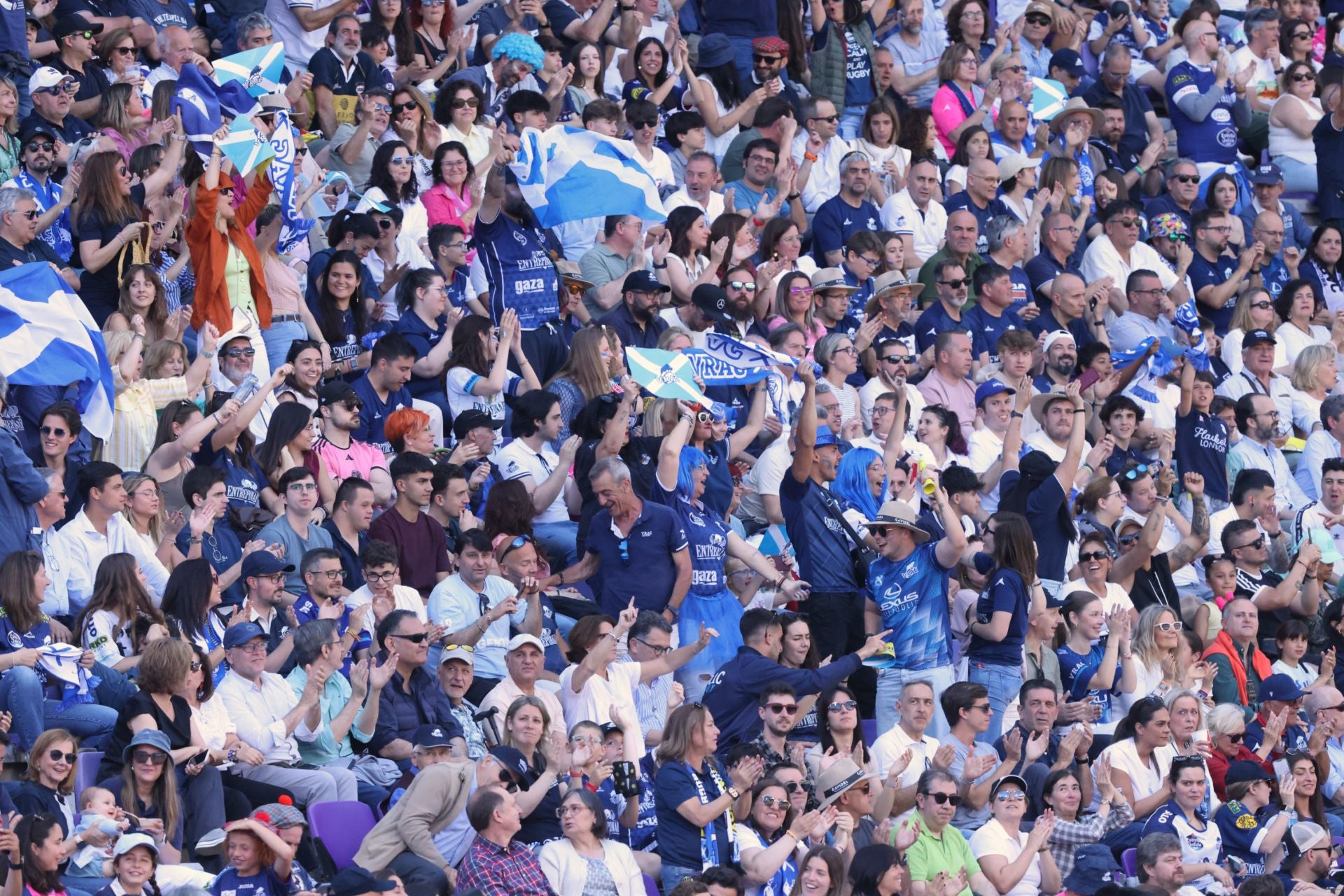 Final de la Copa del Rey de rugby entre el VRAC y El Salvador