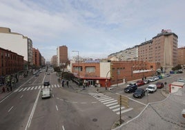 Zona de la estación de autobuses de Valladolid, donde se produjeron los hechos.