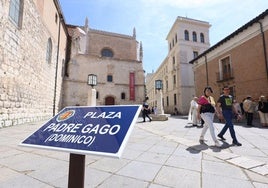 Nueva plaza Padre Gago (Dominico) en el tramo de Cadenas de San Gregorio que se ensancha junto a San Pablo.