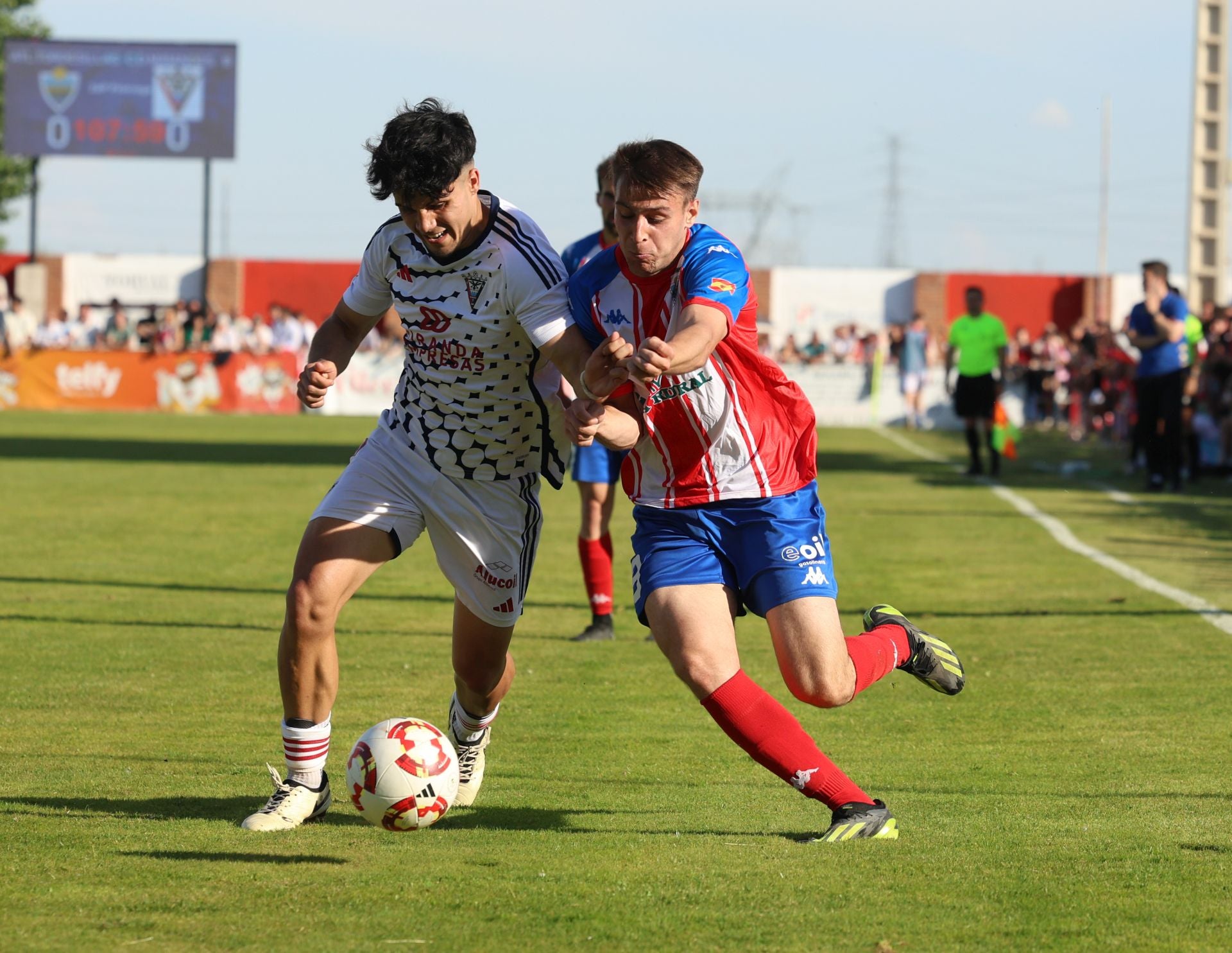 El partido del Tordesillas contra el Mirandés, en imágenes