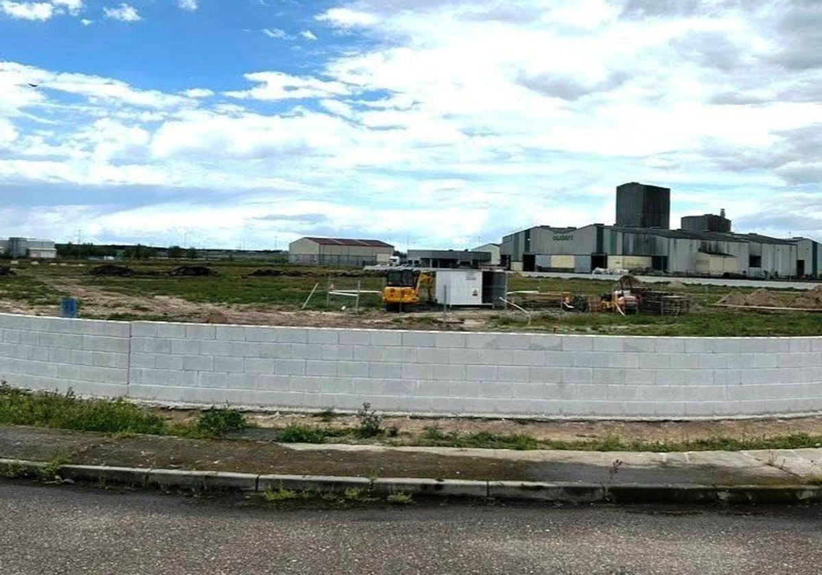 Obras para la instalación de una planta de biogás en el polígono industrial José Antonio González Caviedes.