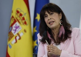 La ministra de Igualdad, Ana Redondo.