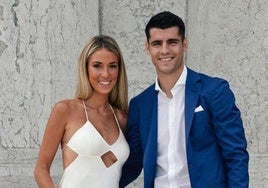 Alice Campello junto con Álvaro Morata, en una imagen de archivo.