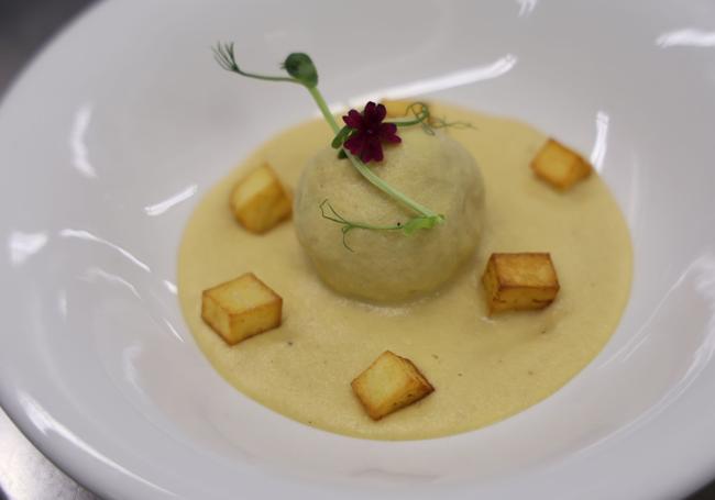 Albóndigas de ternera en pepitoria