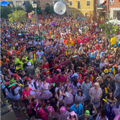Pregón durante las Fiestas Patronales de Nuestra Señora del Villar en Laguna de Duero.
