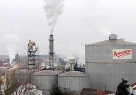 Planta de Azucarera en La Bañeza, en imagen de archivo.