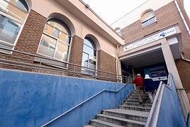 Entrada al Centro de Salud Casa del Barco, en Valladolid.