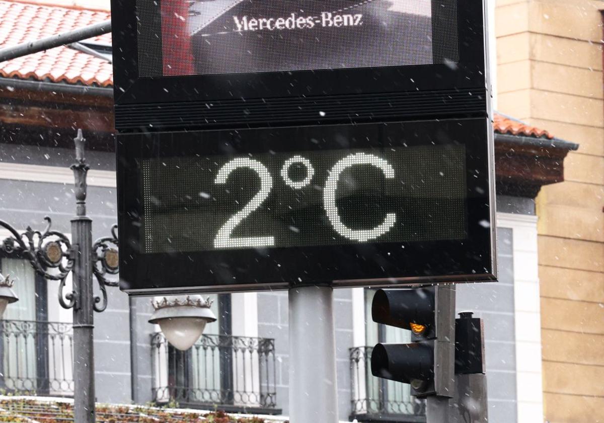 Un punto de Castilla y León registra la temperatura más baja de España
