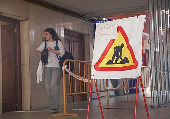 Imagen de archivo de obras en la estación de autobuses de Valladolid.